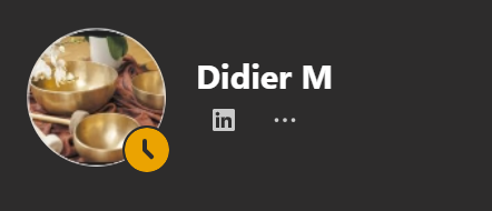 Skype-Teams. Pseudo: Didier M